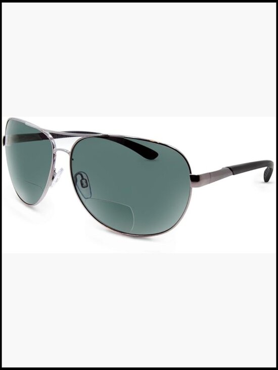 Bifocal Reading Sunglasses Aviator Metal Frame Polarized UV Protection main image 7